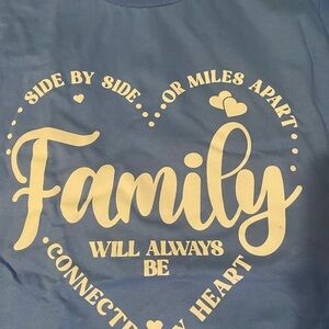 Blue Family Graphic T-Shirt